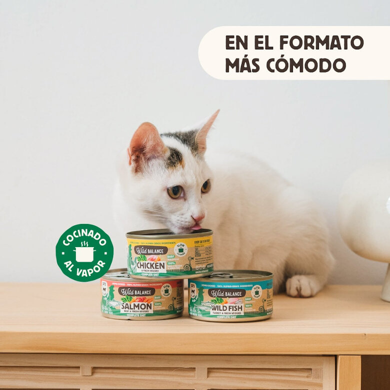 Wild Balance BARF Pollo y Vegetales lata para gatos, , large image number null