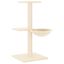 vidaXL Rascador para gatos con postes de sisal color crema 72 cm, , large indicador imagen numero 1