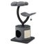 COSTWAY &Aacute;rbol para Gatos Altura 88 cm, Torre para Gatos con Marco de Soporte de Metal, Tabla Rascador de Sisal, 2 Plataformas, Condominio, Centro de Actividades de 3 Niveles para Gatos, , large indicador imagen numero 1