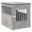 vidaXL Jaula para perros madera ingenier&iacute;a gris hormig&oacute;n 64,5x80x71 cm, , large indicador imagen numero 1