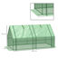 Outsunny Invernadero de Jard&iacute;n Terraza 180x90x90 cm Tipo Caseta Tubo de Acero con 2 Ventanas Enrollables Vivero Casero para Cultivo Plantas Verduras Verde, , large indicador imagen numero 3