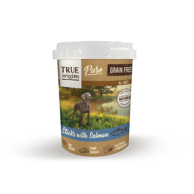 300 g True Origins Pure Salmón Barritas para perros