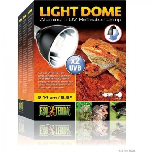 Exo Terra Light Dome Portalámparas de 14 cm para reptiles thumbnail