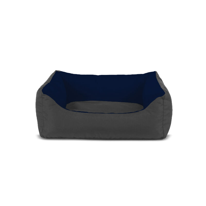 Gauty Cama para Perros y Gatos  Tela Impermeable - Gris y azul, , large Imagen numero 1