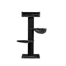 RHRQualit Royalty Luxe Blackline Árbol Rascador Con Almohoda para gatos