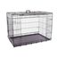 Vidaxl flamingo jaula grande negra para perros, , large indicador imagen numero 1