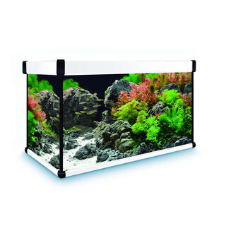 ICA Acuario Kit Aqua Lux Pro Blanco para peces