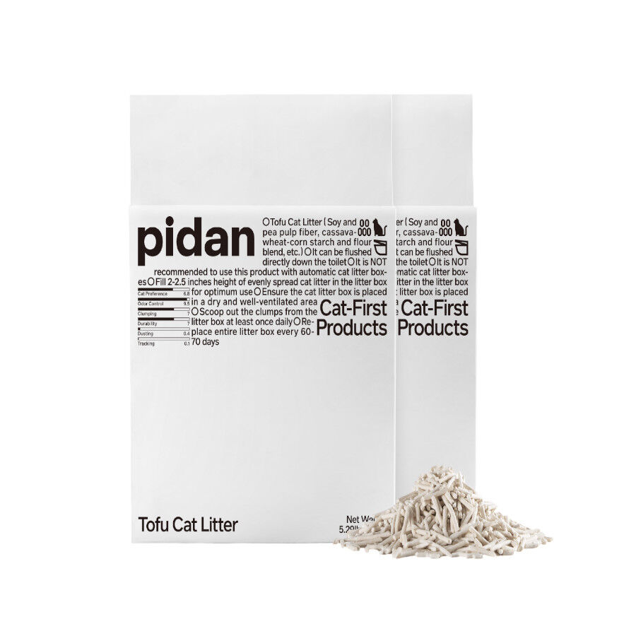 Arena vegetal para gatos (tofu) - 4.8kg, , large Imagen numero 1