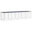 vidaXL Gallinero con techo acero galvanizado antracita 603x98x90 cm, , large indicador imagen numero 8