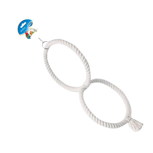 Duvo Juguete Cuerda 2 Anillos para Loros