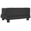 vidaXL Cama para perros de cuero sintético negra 80x45x30 cm, , large indicador imagen numero 5