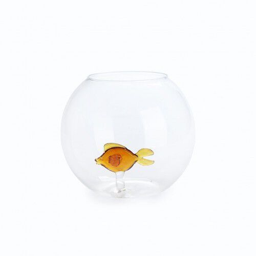 Jarr&oacute;n florero con figura de pez transparente, , large Imagen numero 1