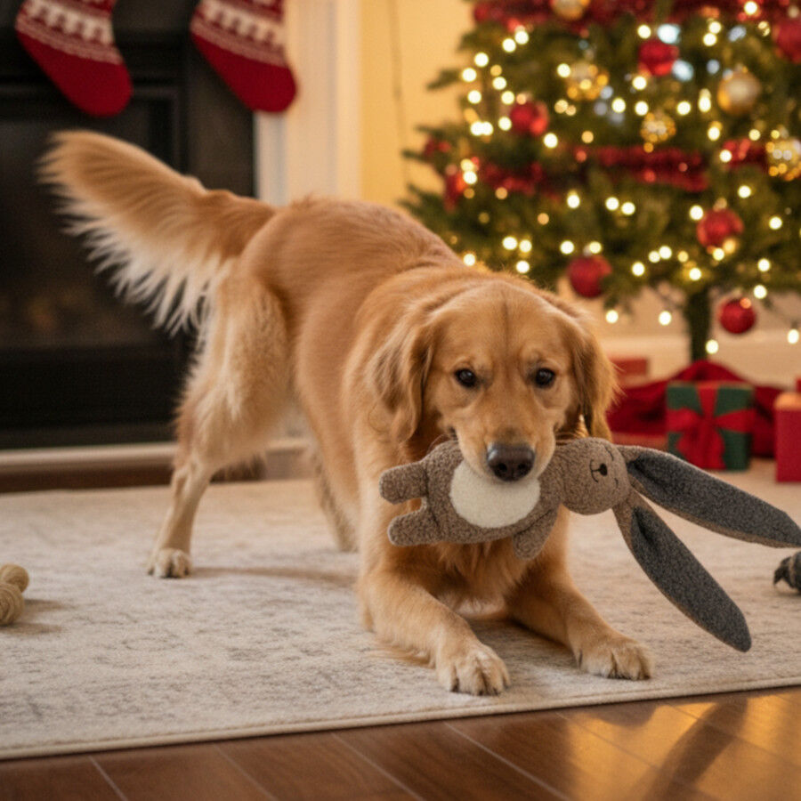 Wonder Christmas Peluche Conejo Navide&ntilde;o para perros, , large Imagen numero 3