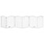 vidaXL Puerta para perros plegable 3 paneles madera álamo blanca 300cm, , large indicador imagen numero 8