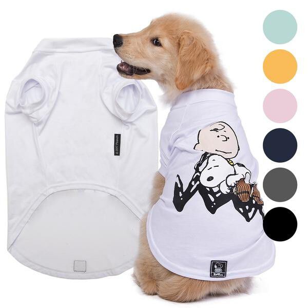 Camiseta para perros Zooz Pets Snoopy color Blanco, , large Imagen numero 2