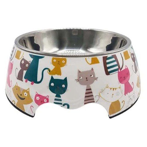 Edipets comedero de acero inoxidable para perros y gatos, , large Imagen numero 1