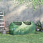 Outsunny Invernadero de Terraza 120x60x60 cm Caseta de Jardín Acero con 2 Ventanas Enrollables Vivero Casero para Cultivo de Plantas Verduras Flores Verde, , large indicador imagen numero 2