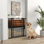 PawHut Barrera para Perros Negro, , large indicador imagen numero 2