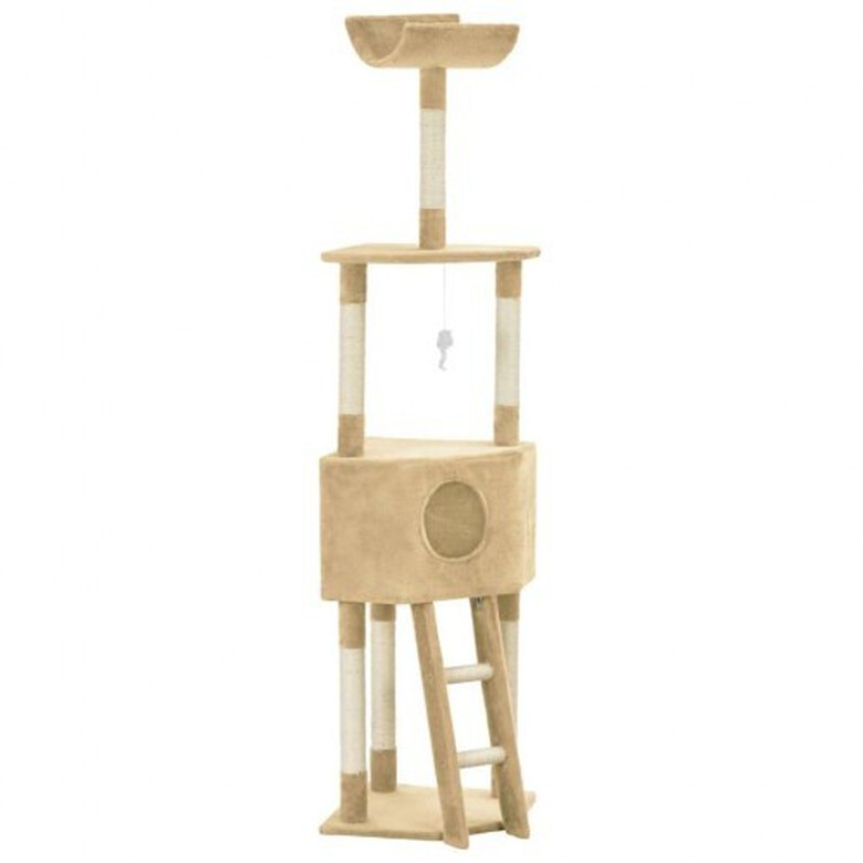 Rascador para gato con poste de sisal color Beige, , large image number null