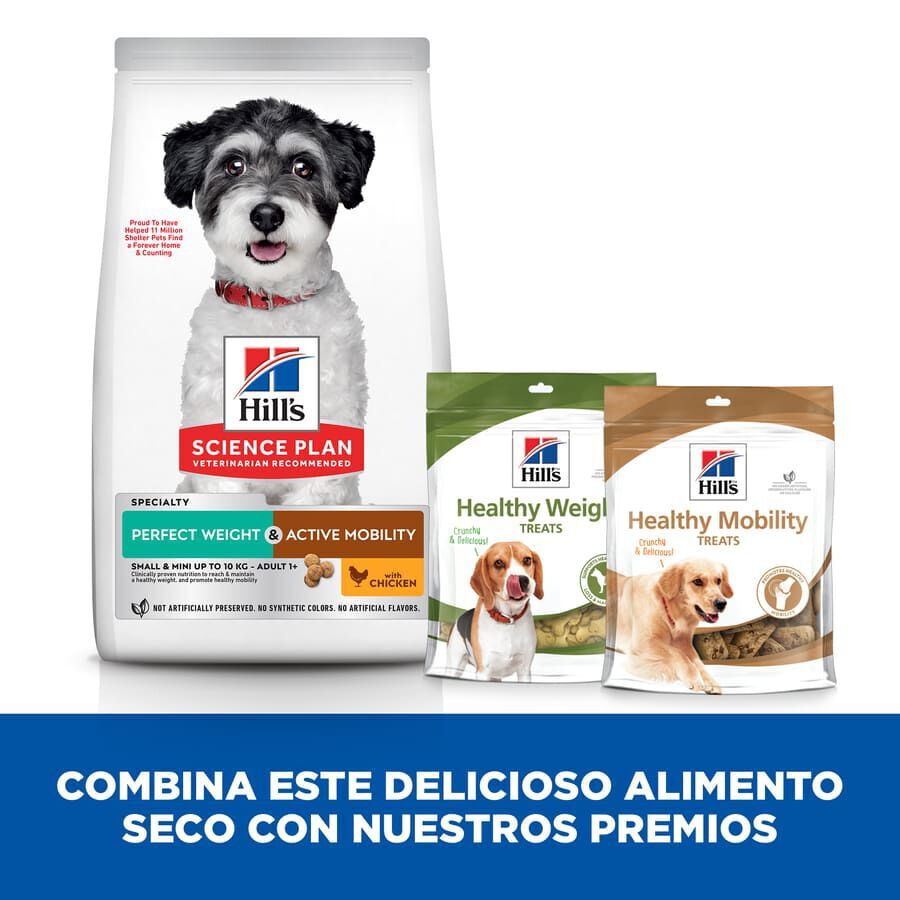 Hill&#039;s Science Plan Perfect Weight y Active Mobility Small y Mini Pollo pienso para perros thumbnail