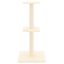 vidaXL Rascador para gatos con postes de sisal color crema 73 cm, , large indicador imagen numero 2