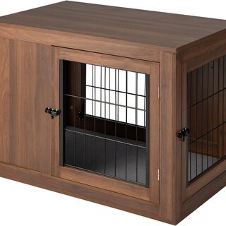 COSTWAY  Mesa de Centro con Cojín para Perros Pequeños y Medianos
