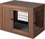 COSTWAY Mueble Jaula para Perros, Mesa de Centro con Cojín, Doble Puerta, Rejillas, Casa de Jaula para Perros de Uso Interior, Perrera Decorativa de Uso Interior para Perros Pequeños y Medianos, , large indicador imagen numero 1