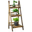 Outsunny Estantería para Plantas Madera Natural, , large indicador imagen numero 6