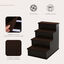 PawHut Escalera para Perros Café Oscuro, , large indicador imagen numero 4