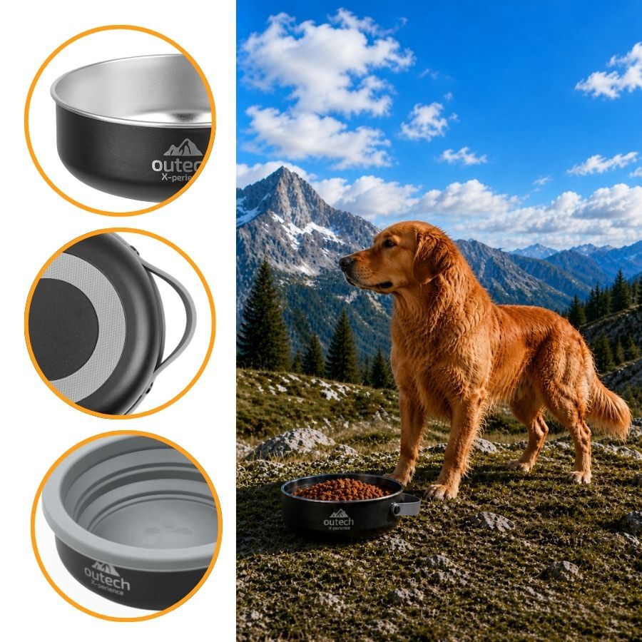 Outech X-perience Comedero Plegable Portatil para perros, , large Imagen numero 3