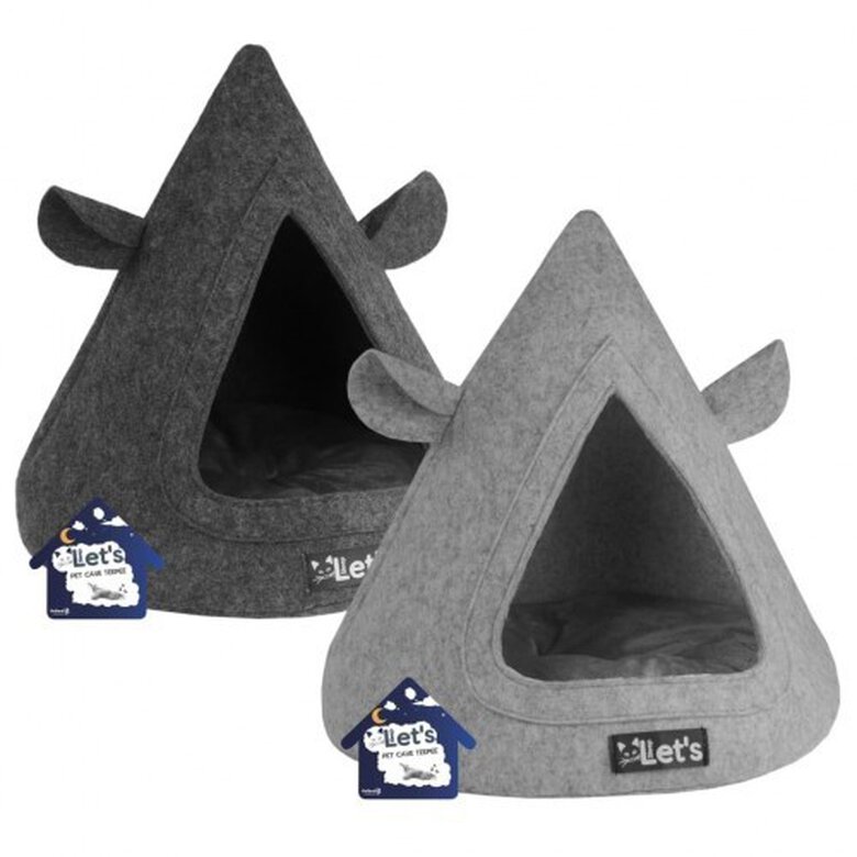 Cama con forma de tienda TeePee color Gris Oscuro, , large image number null