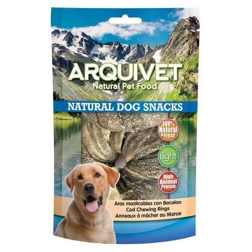 Snacks aros masticables Arquivet para perros sabor Bacalao, , large Imagen numero 2