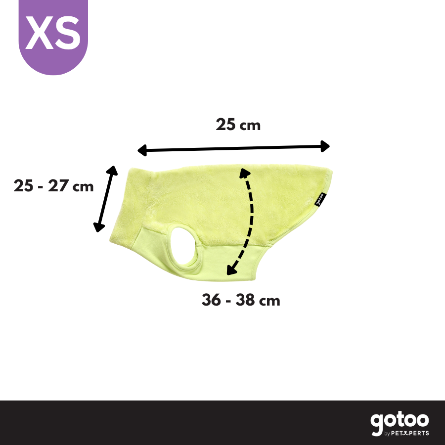 Gotoo Jersey Polar Verde Lima para perros, , large Imagen numero 4