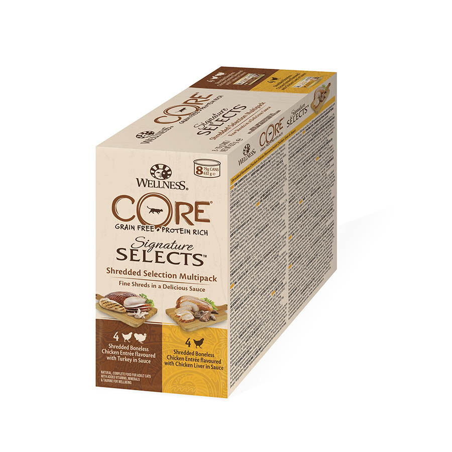 Wellness Core Shredded Selection lata para gatos