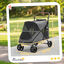 PawHut Carrito para Perros Gris, , large indicador imagen numero 3
