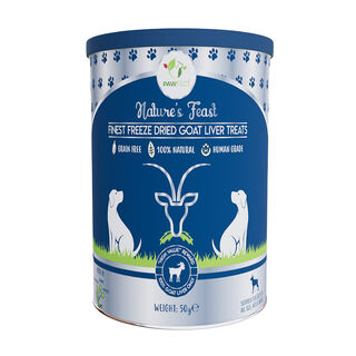Pawfect Golosinas liofilizadas para perros: hígado de cabra