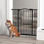 PawHut Barrera para Perros Negro, , large indicador imagen numero 2