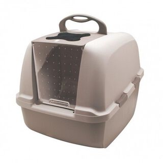 Arenero Jumbo gris para gatos