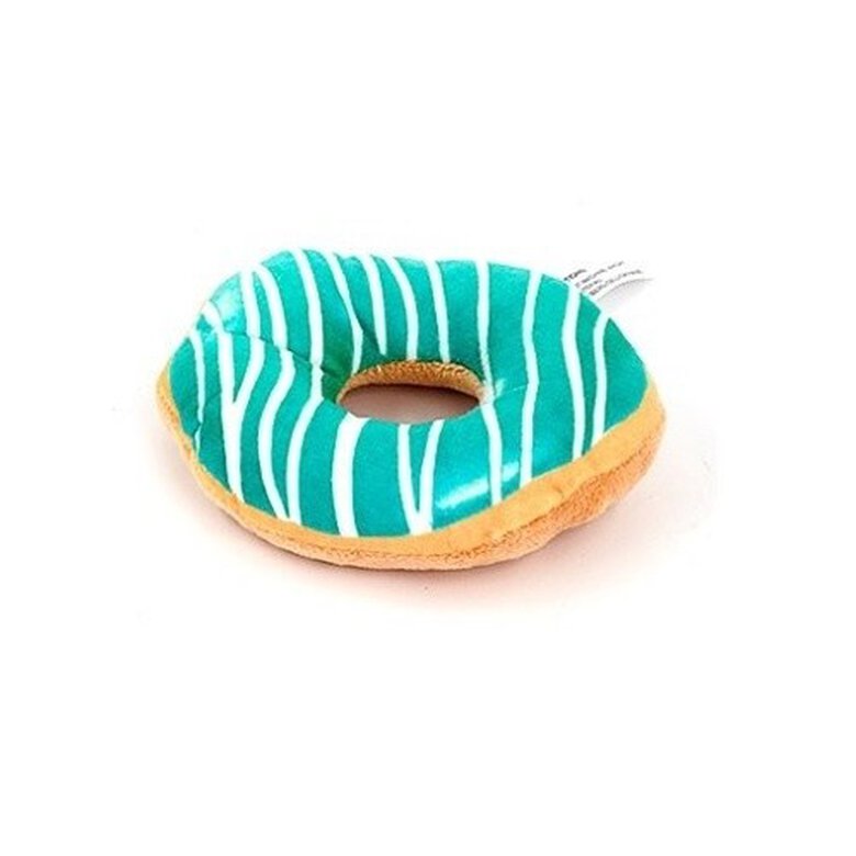DZL donut de peluche con sonido azul para perros, , large image number null