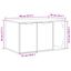 vidaXL Mueble arenero para gatos madera roble ahumado 80x50x45 cm, , large indicador imagen numero 4