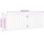 vidaXL Puerta para perros plegable 2 paneles madera álamo negra 160 cm, , large indicador imagen numero 5