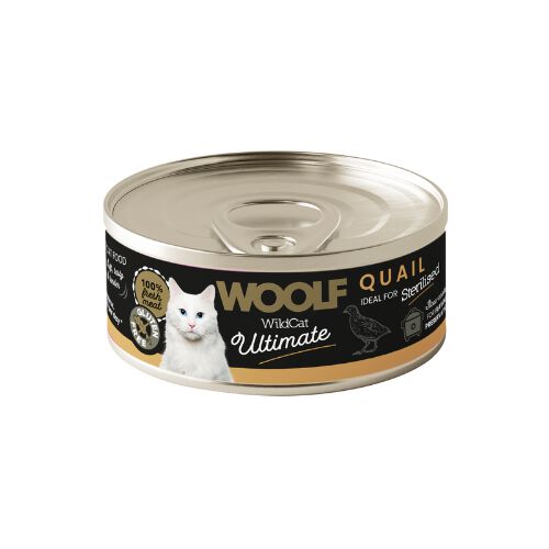 Woolf Ultimate Húmedo Gato Adulto - Esterilizado Codorniz 85gr thumbnail