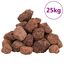 vidaXL Rocas volcánicas rojas 25 kg 1-2 cm, , large indicador imagen numero 19