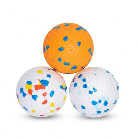 Nobleza Pelota Perro Indestructible Pack de 3 &ndash; Juguete Interactivo de Goma E-TPU Flotante y Ultrarresistente para Perros Peque&ntilde;os, Medianos y Grandes, Pelotas Limpiadientes &Oslash; 7,6 cm