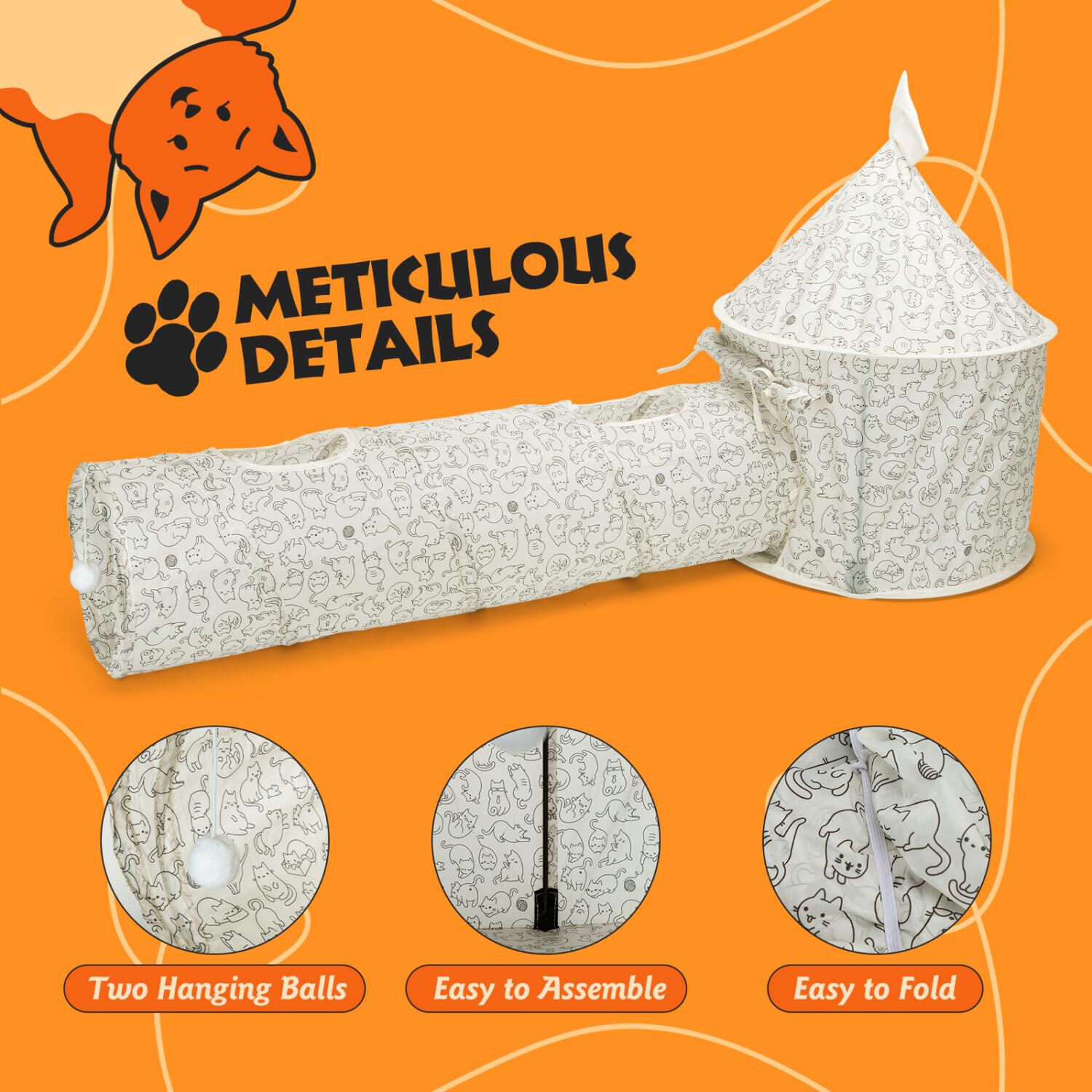 Nobleza Túnel Plegable para gatos thumbnail