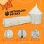 Nobleza - Túnel para Gatos 2 en 1, Juguete Interactivo con 2 Pelotas Colgantes, Túnel Plegable para Gatos, Conejos, Hurones y Mascotas, Ideal para Interior y Exterior, Tamaños: 24×94 cm y 45×64 cm, , large indicador imagen numero 3