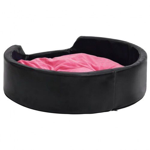 VidaXL Sof&aacute; Con Coj&iacute;n Lavable Negro y Rosa para perros y gatos, , large Imagen numero 9