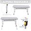 Mesa plegable de Aluminio Outsunny color Gris, , large indicador imagen numero 5