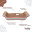 Leeby Remy Rocker rascador horizontal de cartón con estampado de colores para gatos, , large indicador imagen numero 3