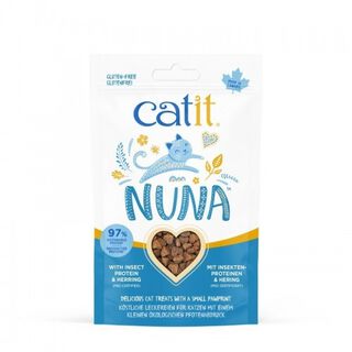 Catit Nuna Proteína de Insectos y Arenque Golosinas para gatos